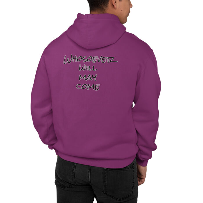 Fleece Hoodie (with rear print) Thumbnail