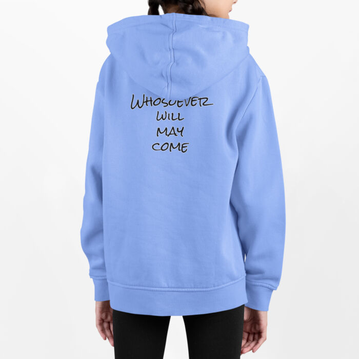 Kids Fleece Hoodie (with rear print) Thumbnail