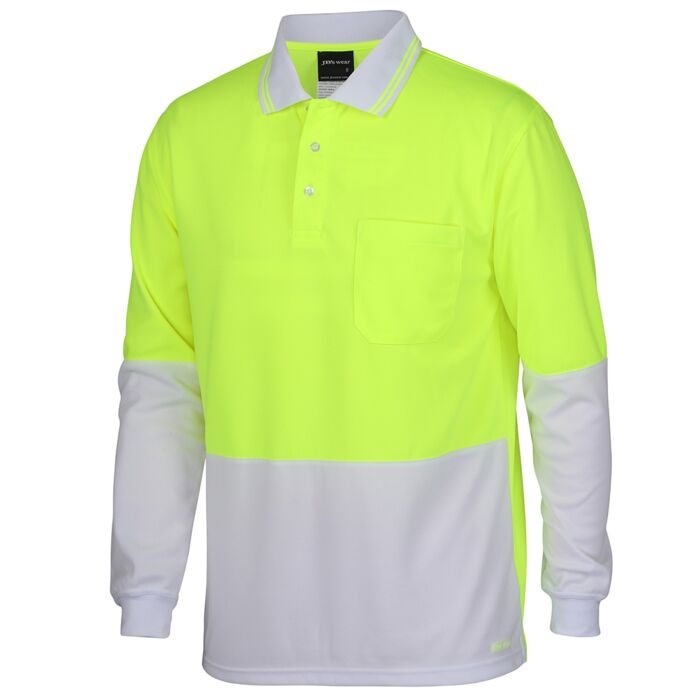 JBs Wear Hi Vis Traditional L/S Polo (D) Thumbnail
