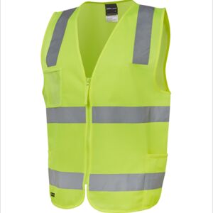 JBs Wear Hi Vis Zip Safety Vest (D+N)  Thumbnail