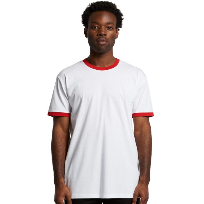 AS Colour Mens Ringer Tee Thumbnail