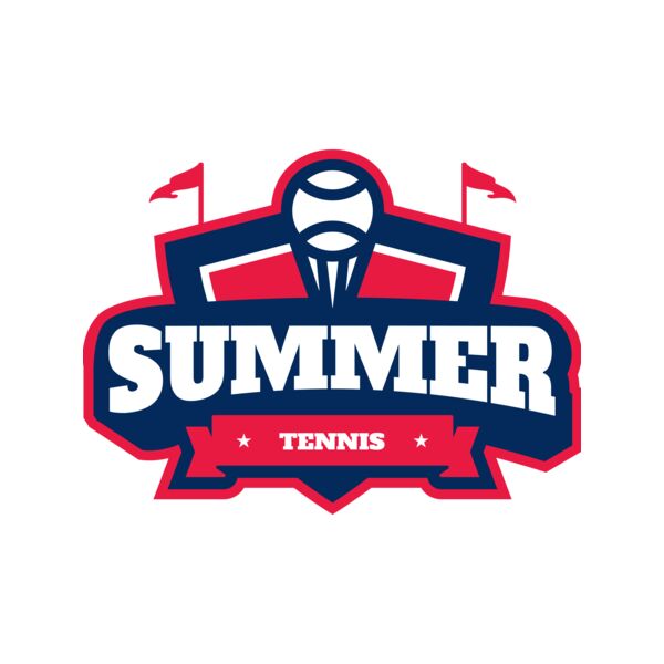 Summer Tennis logo template Thumbnail