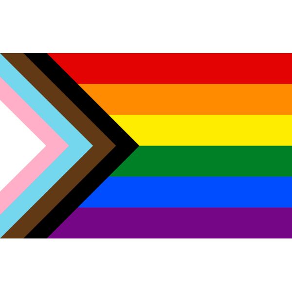 LGBTQ+ rainbow flag Quasar  Progress  variant svg Thumbnail